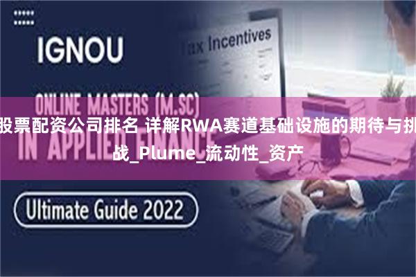 股票配资公司排名 详解RWA赛道基础设施的期待与挑战_Plume_流动性_资产
