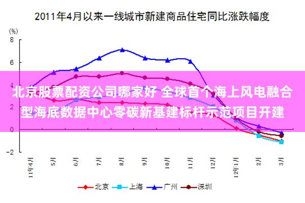北京股票配资公司哪家好 全球首个海上风电融合型海底数据中心零碳新基建标杆示范项目开建