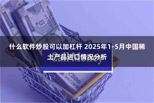 什么软件炒股可以加杠杆 2025年1-5月中国稀土产品进口情况分析