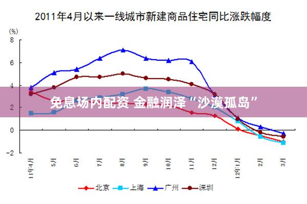 免息场内配资 金融润泽“沙漠孤岛”