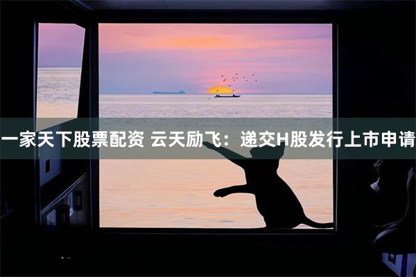 一家天下股票配资 云天励飞：递交H股发行上市申请