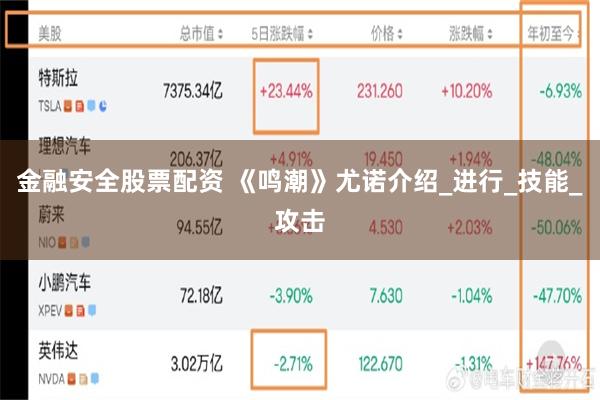 金融安全股票配资 《鸣潮》尤诺介绍_进行_技能_攻击